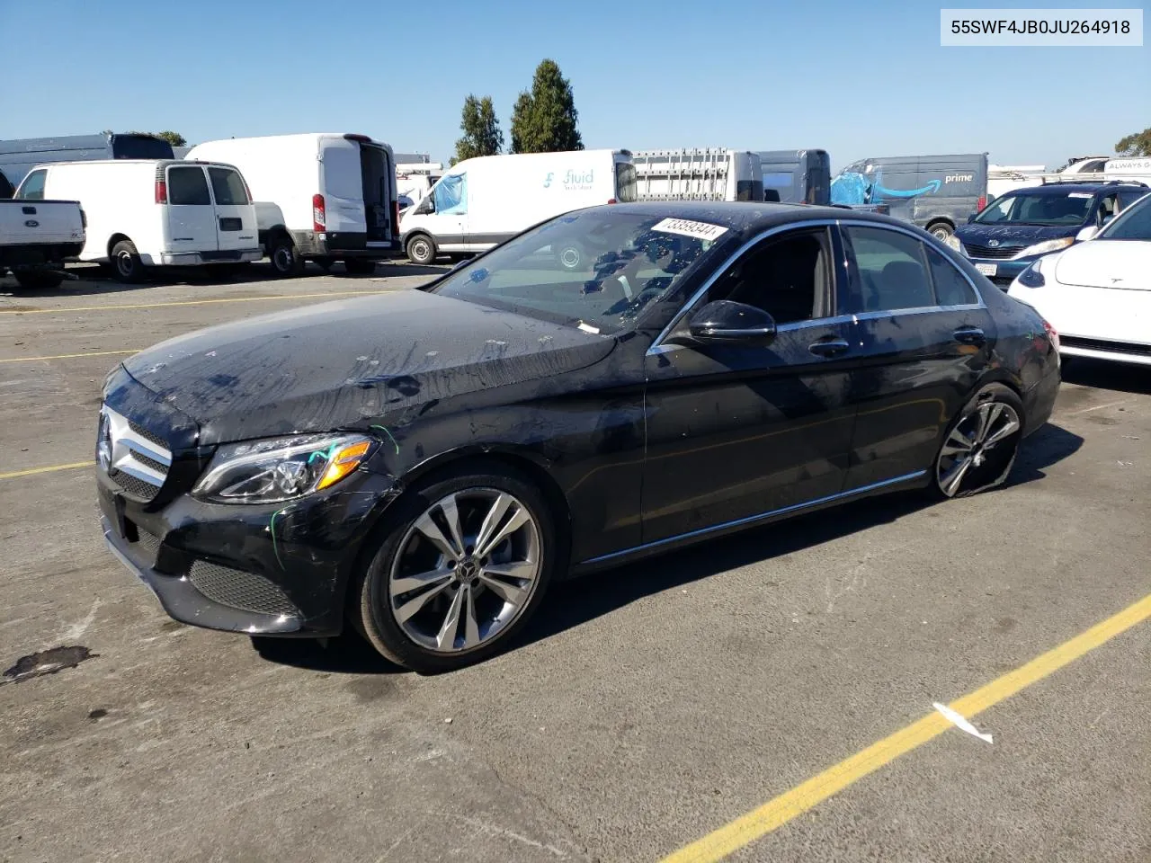 2018 Mercedes-Benz C 300 VIN: 55SWF4JB0JU264918 Lot: 73359344