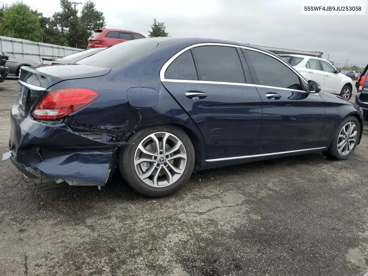 2018 Mercedes-Benz C 300 VIN: 55SWF4JB9JU253058 Lot: 73414054