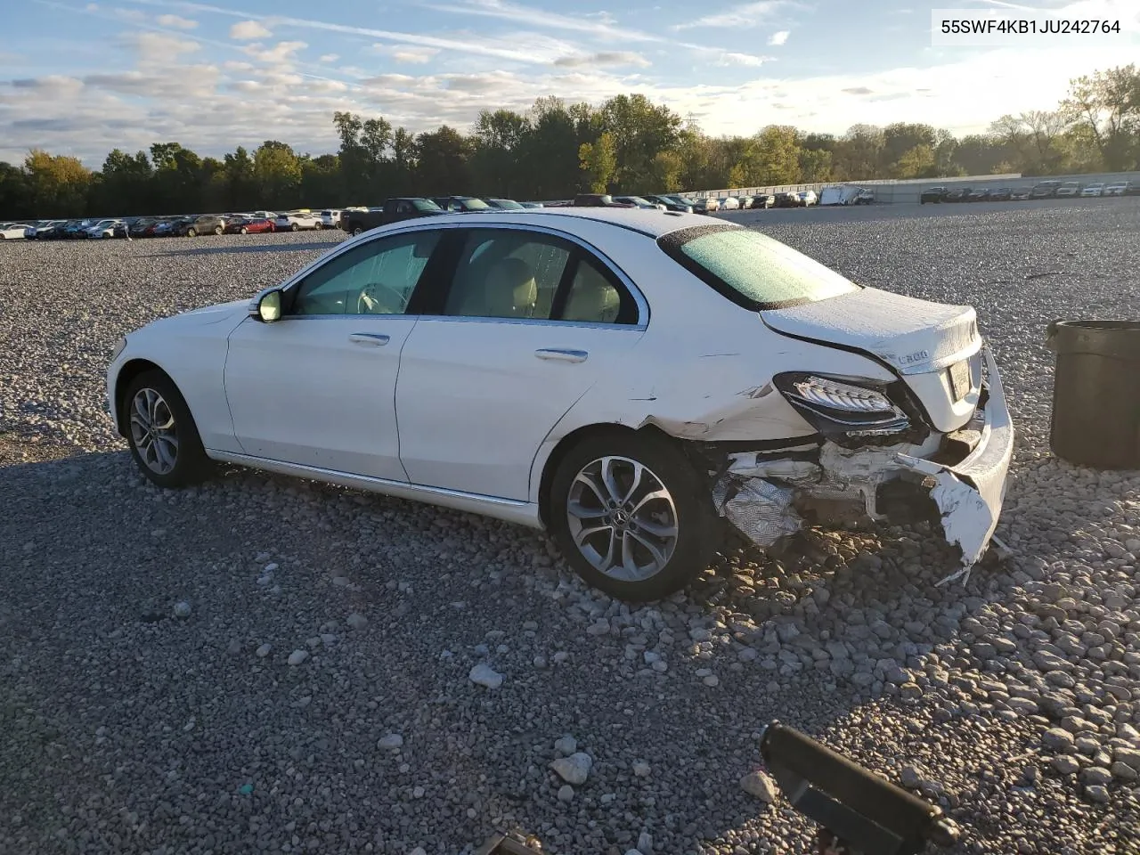 2018 Mercedes-Benz C 300 4Matic VIN: 55SWF4KB1JU242764 Lot: 73580354