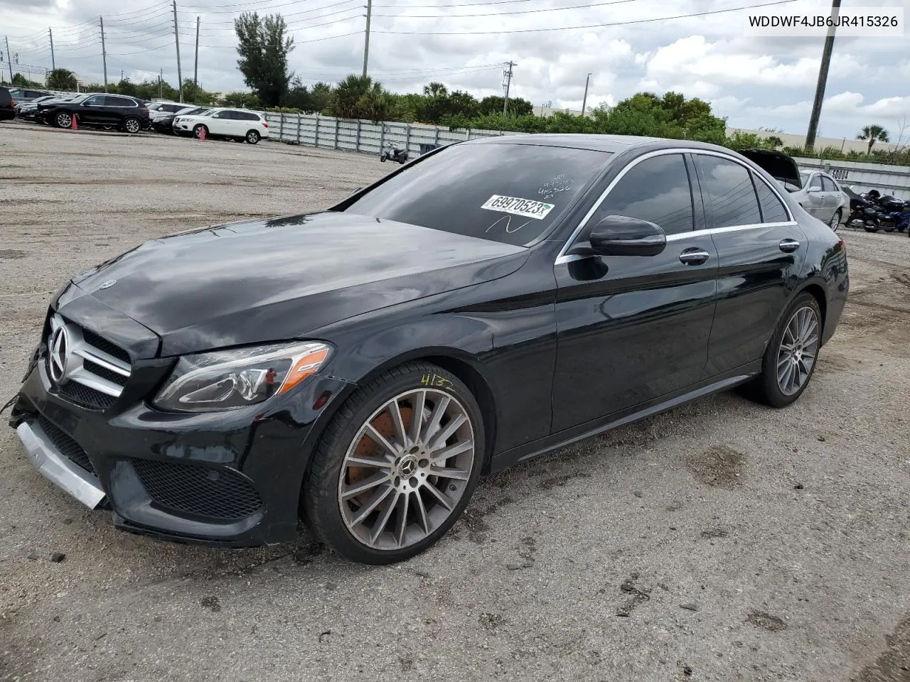 2018 Mercedes-Benz C 300 VIN: WDDWF4JB6JR415326 Lot: 73723394