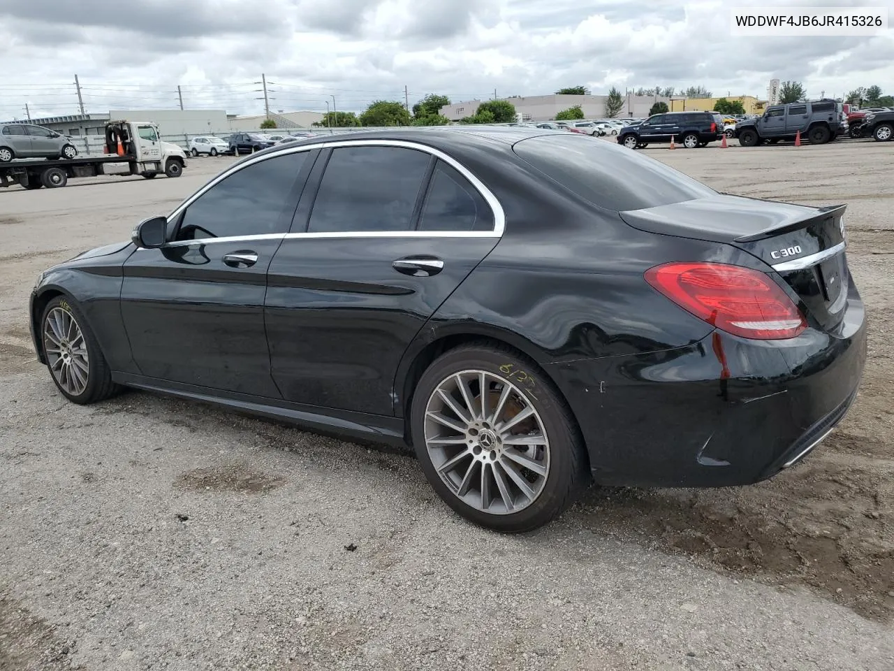 2018 Mercedes-Benz C 300 VIN: WDDWF4JB6JR415326 Lot: 73723394