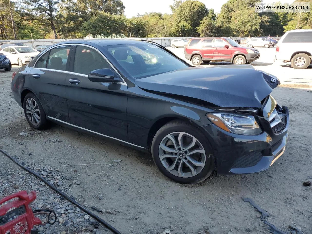 2018 Mercedes-Benz C 300 4Matic VIN: WDDWF4KBXJR337163 Lot: 73766084