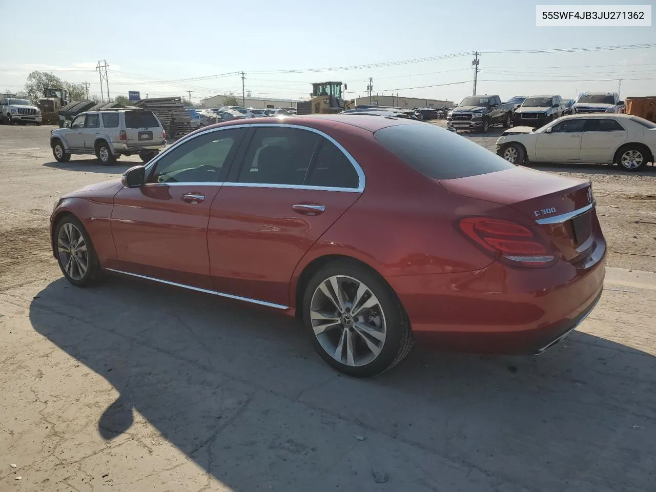 2018 Mercedes-Benz C 300 VIN: 55SWF4JB3JU271362 Lot: 73867484