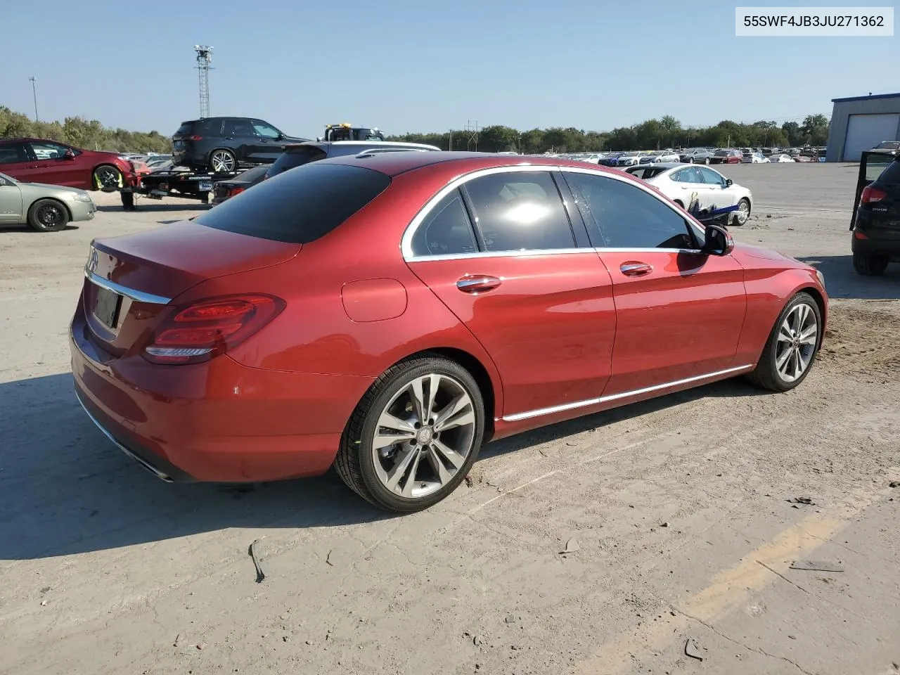 2018 Mercedes-Benz C 300 VIN: 55SWF4JB3JU271362 Lot: 73867484