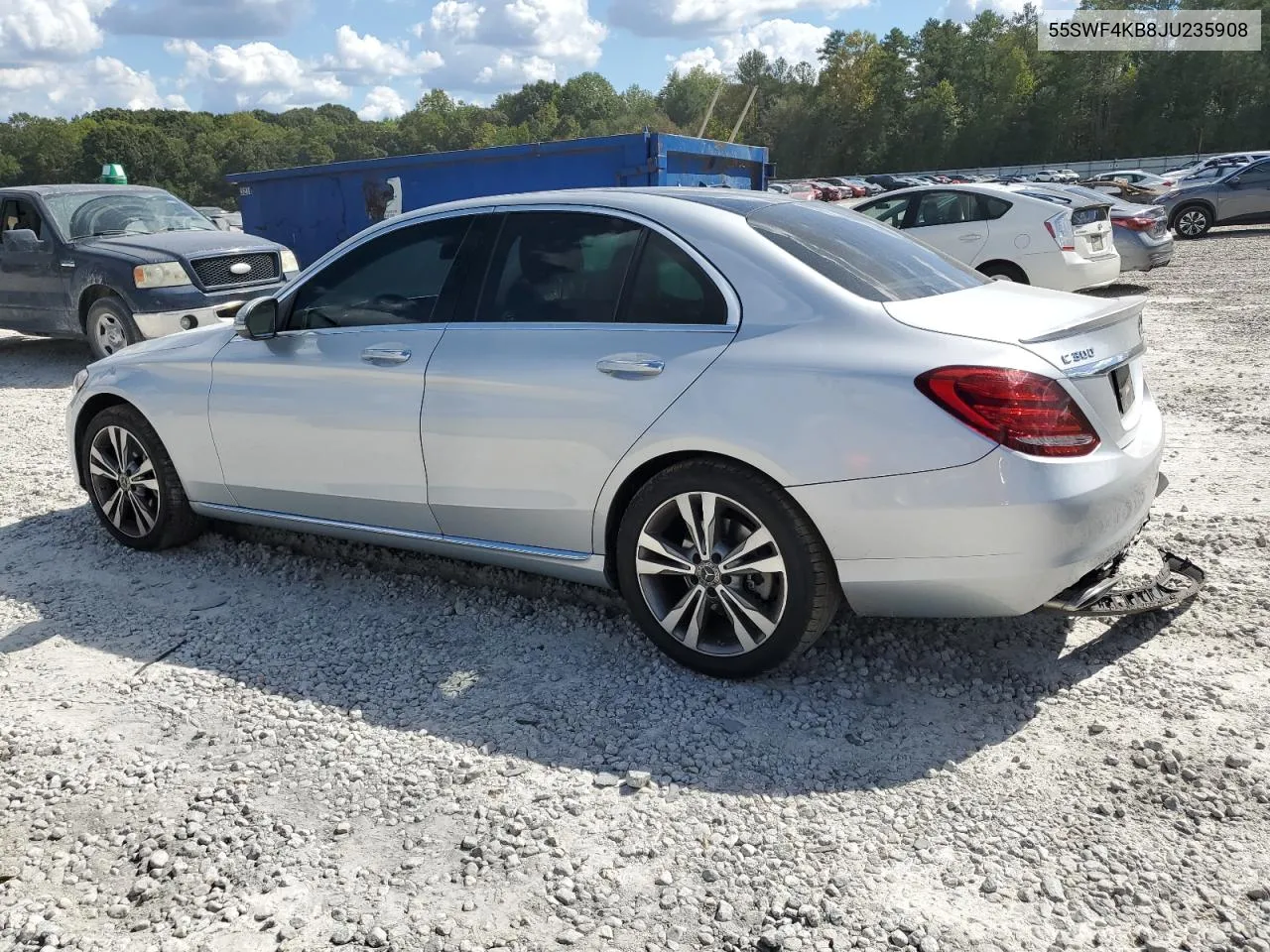 2018 Mercedes-Benz C 300 4Matic VIN: 55SWF4KB8JU235908 Lot: 73914984