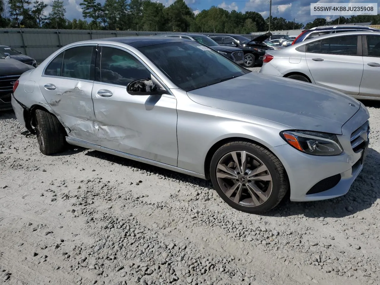 2018 Mercedes-Benz C 300 4Matic VIN: 55SWF4KB8JU235908 Lot: 73914984