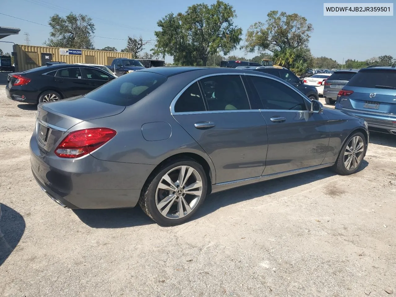 2018 Mercedes-Benz C 300 VIN: WDDWF4JB2JR359501 Lot: 73937834