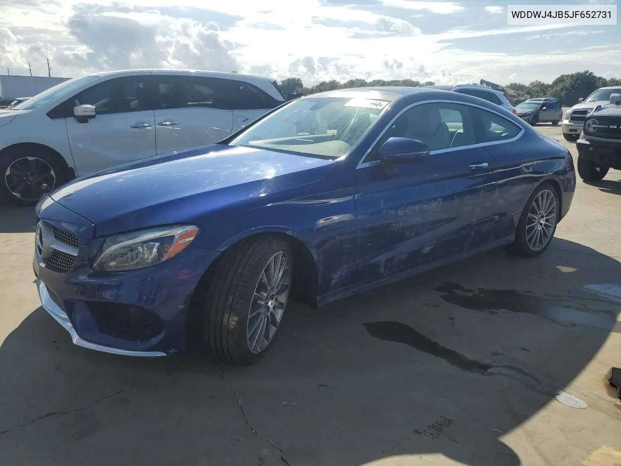 2018 Mercedes-Benz C 300 VIN: WDDWJ4JB5JF652731 Lot: 74025494