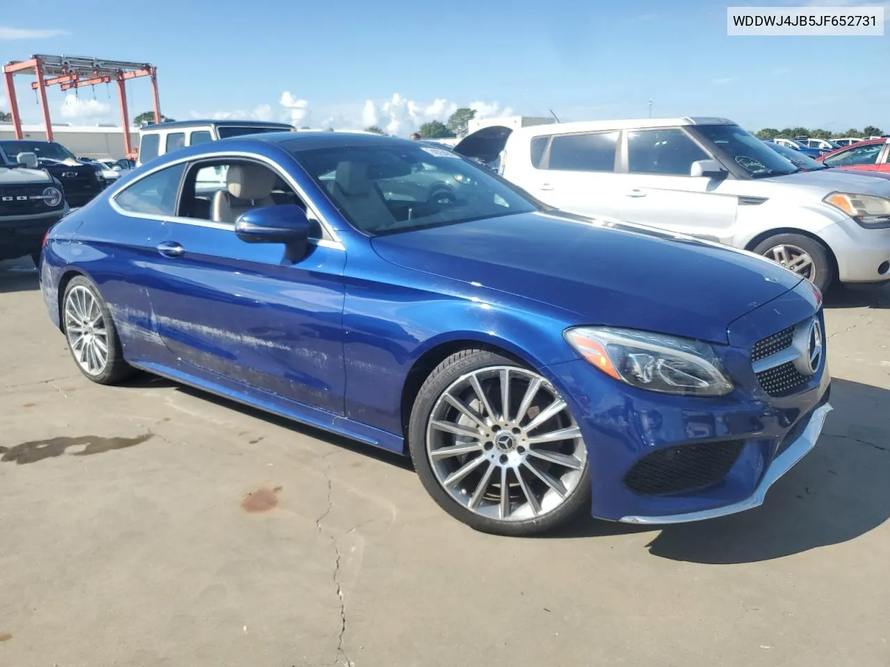 2018 Mercedes-Benz C 300 VIN: WDDWJ4JB5JF652731 Lot: 74025494