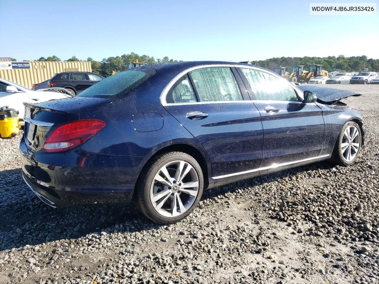 2018 Mercedes-Benz C 300 VIN: WDDWF4JB6JR353426 Lot: 74044864