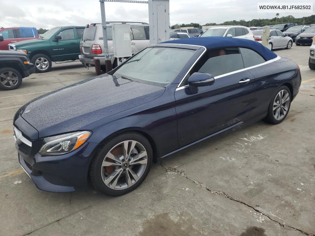 2018 Mercedes-Benz C 300 VIN: WDDWK4JB1JF682502 Lot: 74070924