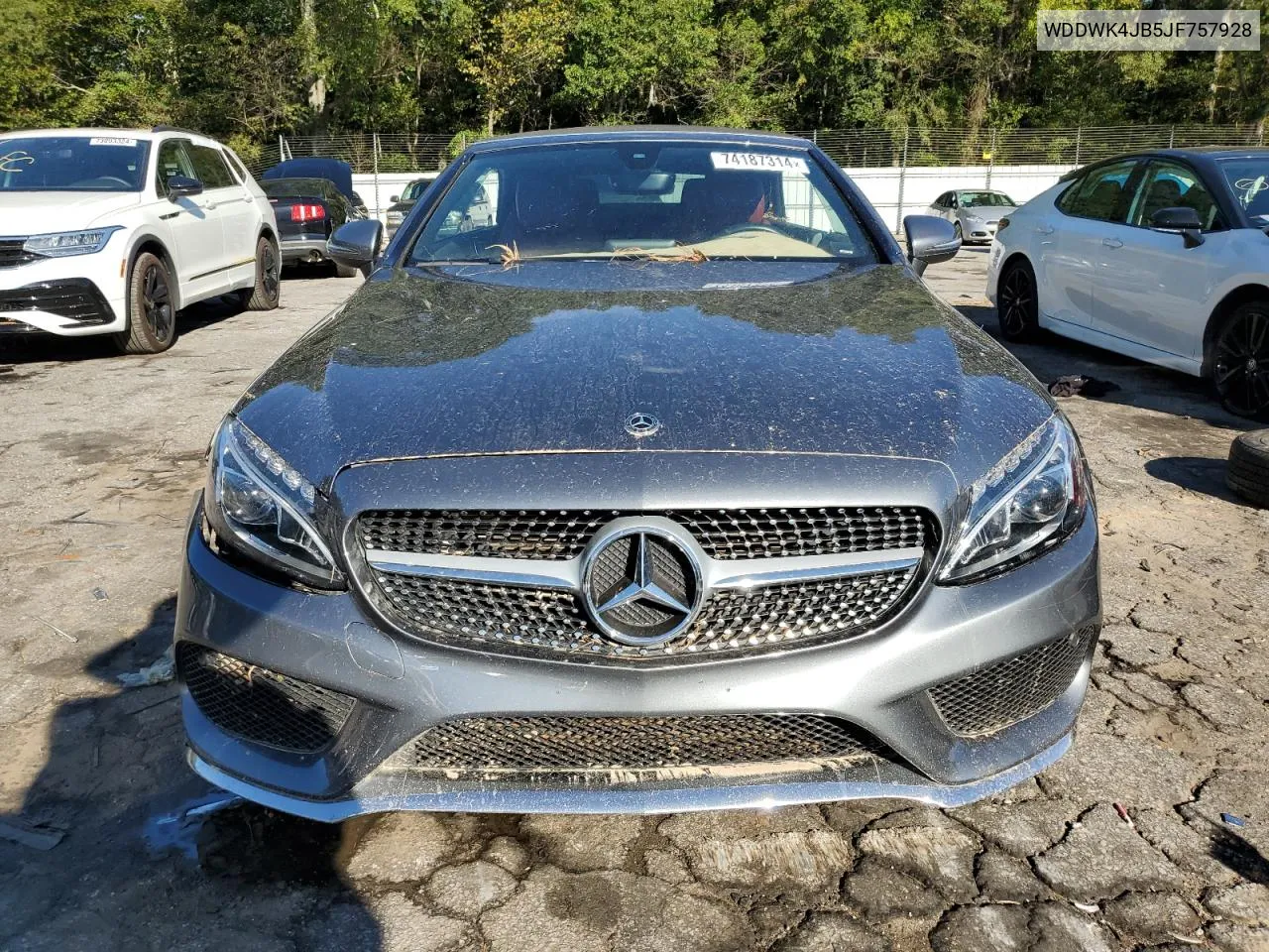 2018 Mercedes-Benz C 300 VIN: WDDWK4JB5JF757928 Lot: 74187314