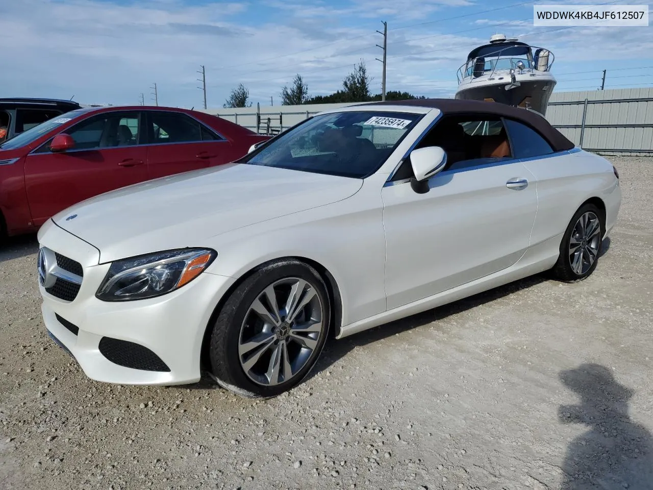 2018 Mercedes-Benz C 300 4Matic VIN: WDDWK4KB4JF612507 Lot: 74235974