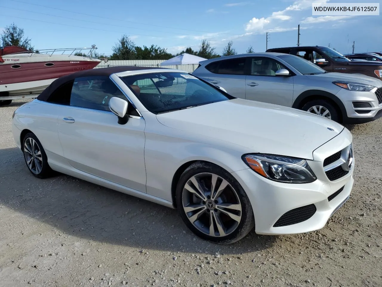 2018 Mercedes-Benz C 300 4Matic VIN: WDDWK4KB4JF612507 Lot: 74235974