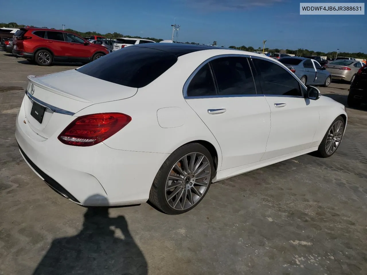 2018 Mercedes-Benz C 300 VIN: WDDWF4JB6JR388631 Lot: 74334204