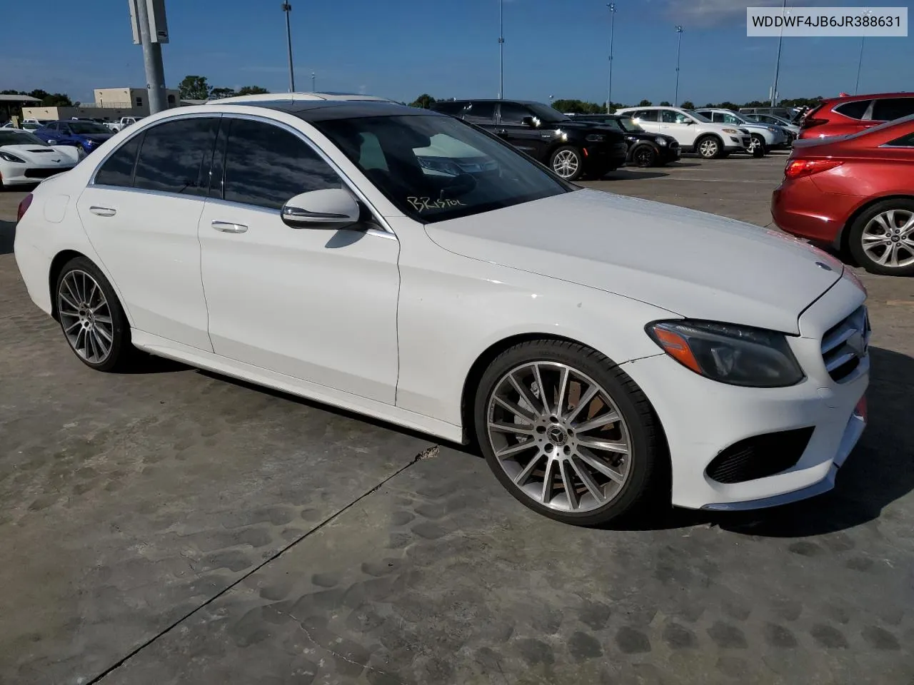 2018 Mercedes-Benz C 300 VIN: WDDWF4JB6JR388631 Lot: 74334204