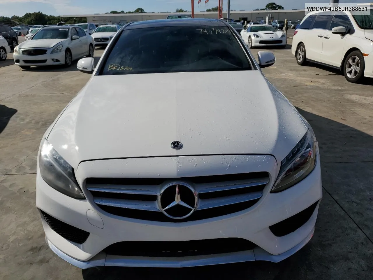 2018 Mercedes-Benz C 300 VIN: WDDWF4JB6JR388631 Lot: 74334204