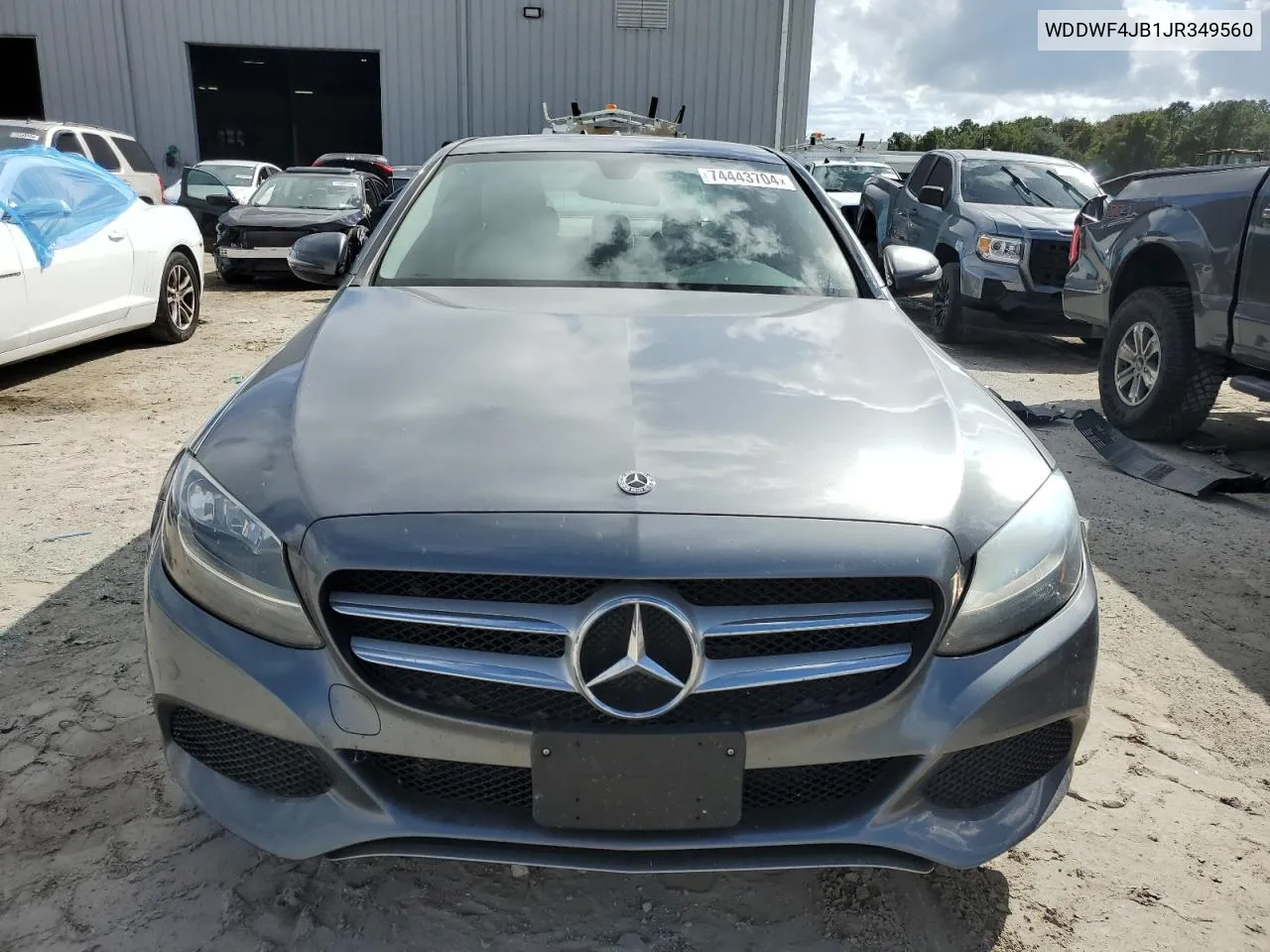 2018 Mercedes-Benz C 300 VIN: WDDWF4JB1JR349560 Lot: 74443704