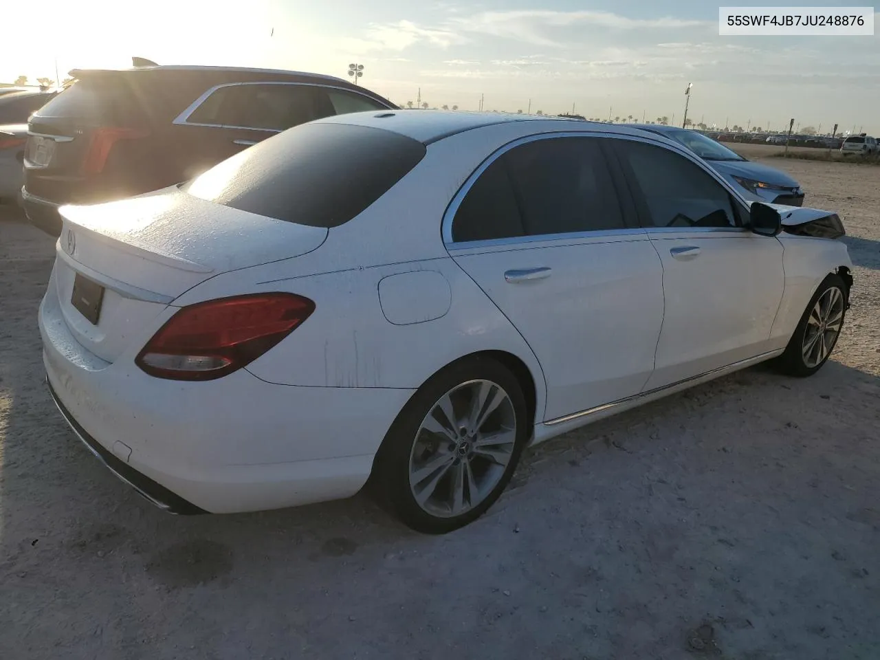 2018 Mercedes-Benz C 300 VIN: 55SWF4JB7JU248876 Lot: 74527014