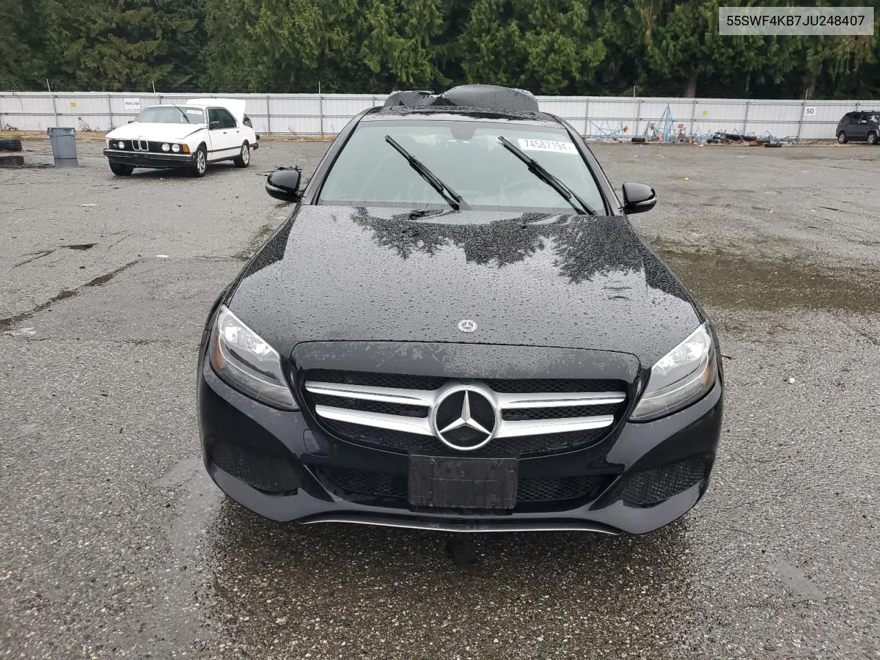 2018 Mercedes-Benz C 300 4Matic VIN: 55SWF4KB7JU248407 Lot: 74587194