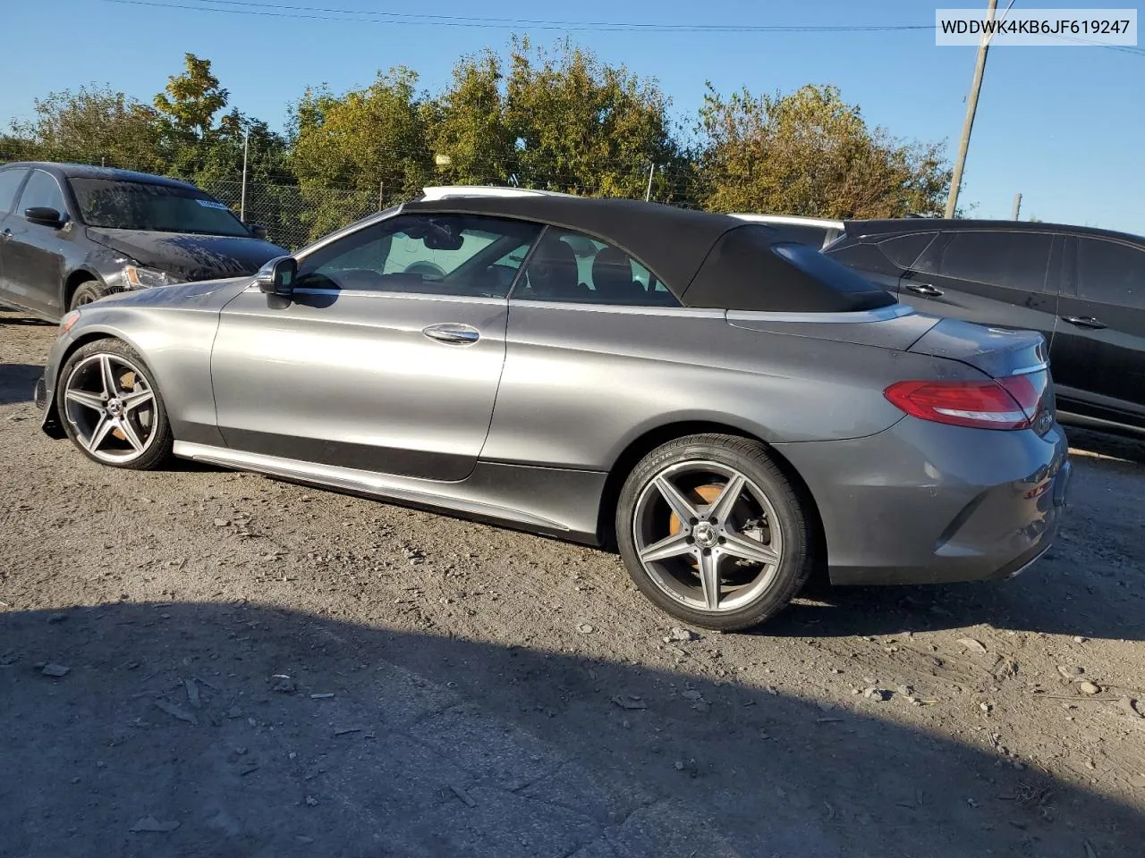 2018 Mercedes-Benz C 300 4Matic VIN: WDDWK4KB6JF619247 Lot: 75002364