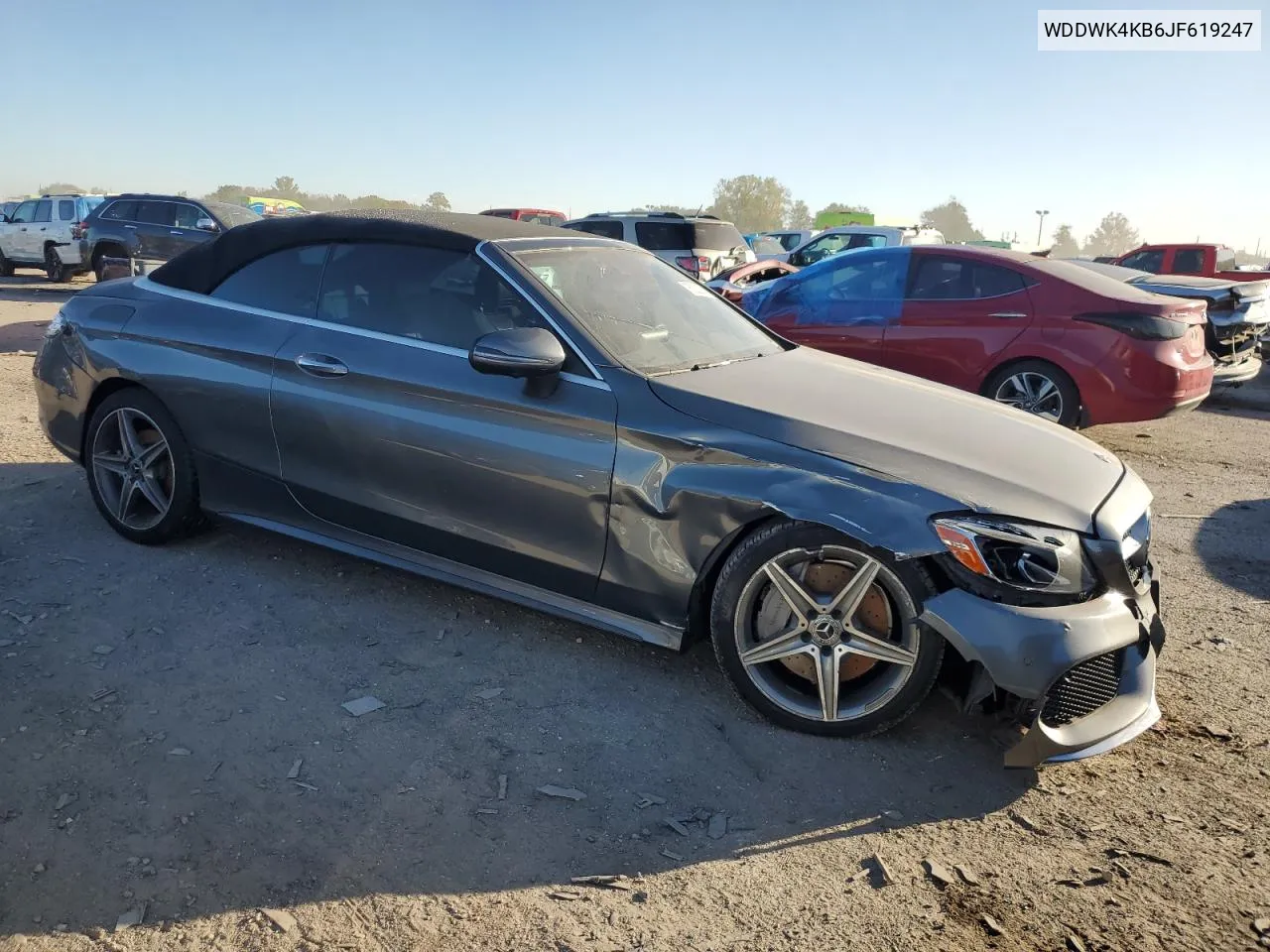 2018 Mercedes-Benz C 300 4Matic VIN: WDDWK4KB6JF619247 Lot: 75002364