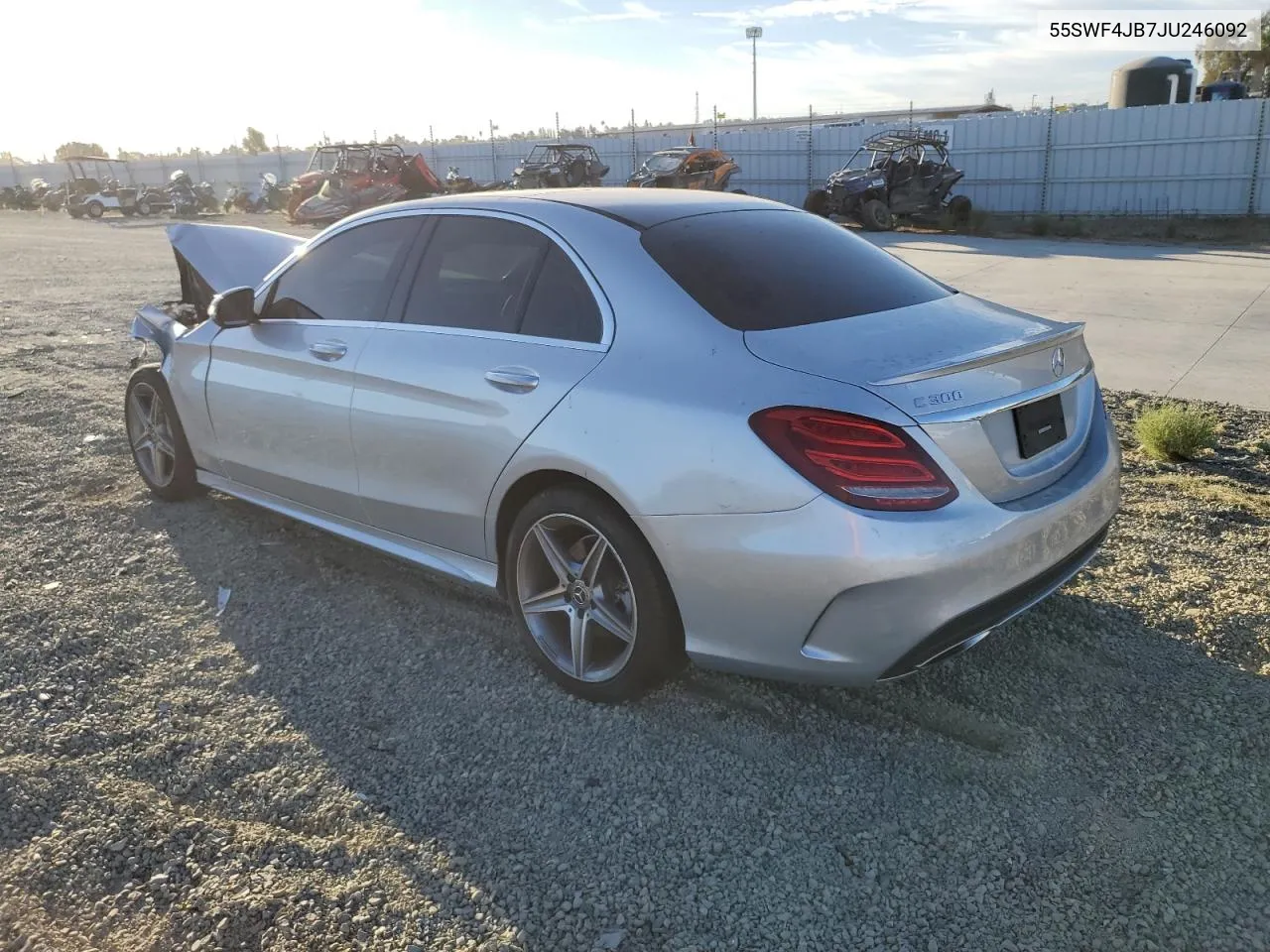 2018 Mercedes-Benz C 300 VIN: 55SWF4JB7JU246092 Lot: 75088064