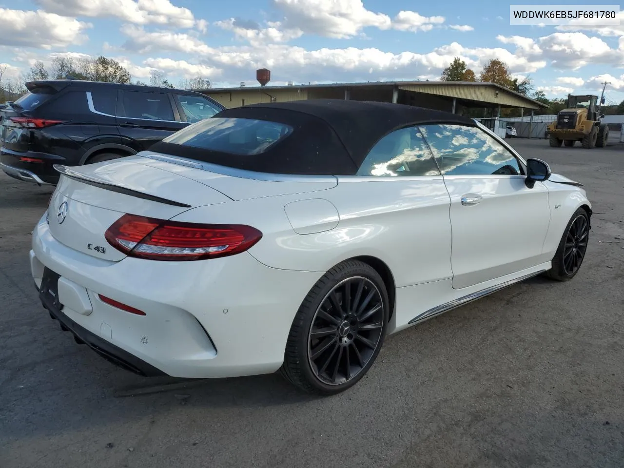 2018 Mercedes-Benz C 43 4Matic Amg VIN: WDDWK6EB5JF681780 Lot: 75207094