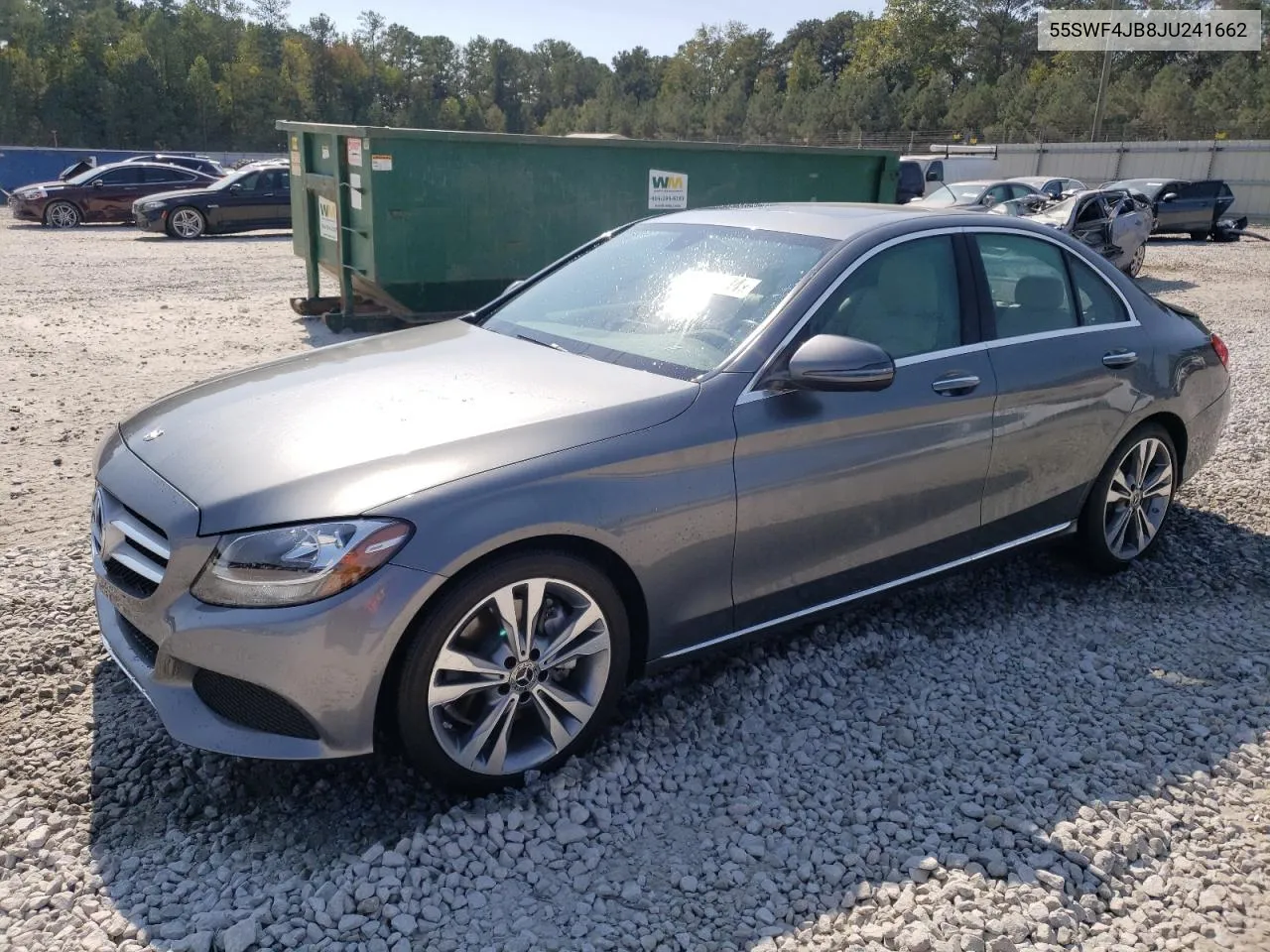 2018 Mercedes-Benz C 300 VIN: 55SWF4JB8JU241662 Lot: 75208634