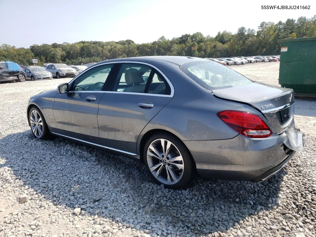 2018 Mercedes-Benz C 300 VIN: 55SWF4JB8JU241662 Lot: 75208634