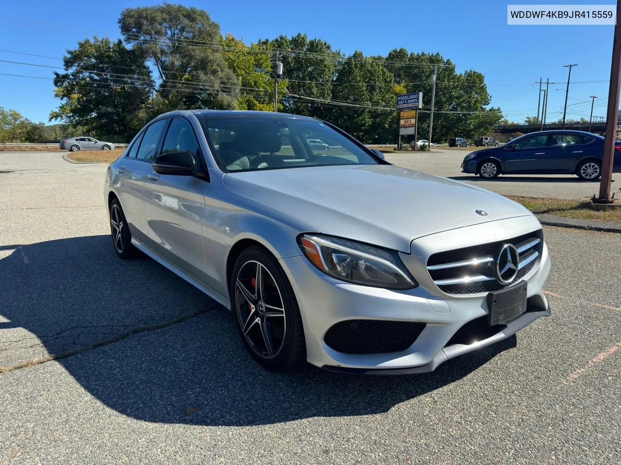 2018 Mercedes-Benz C 300 4Matic VIN: WDDWF4KB9JR415559 Lot: 75535684