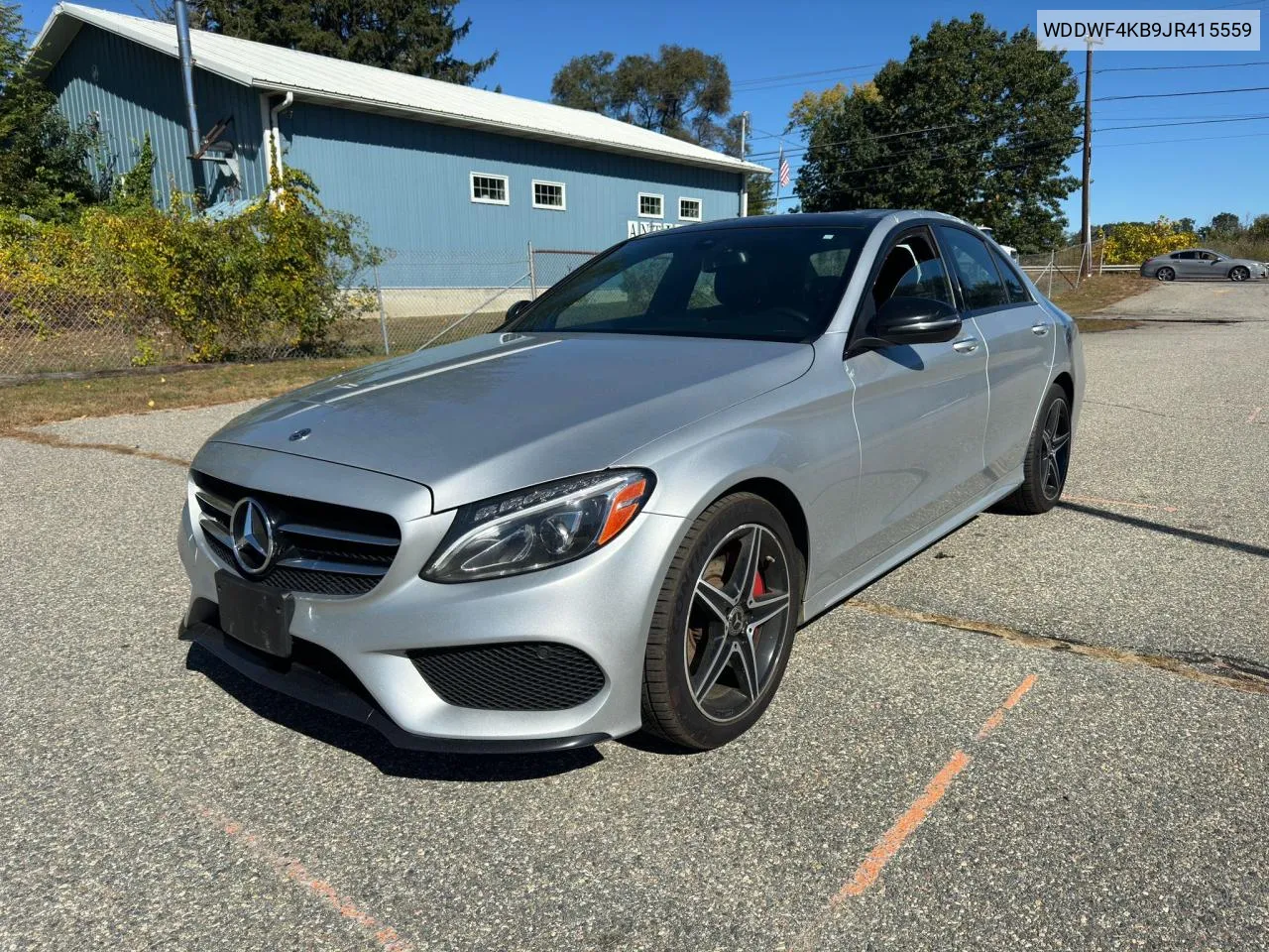 2018 Mercedes-Benz C 300 4Matic VIN: WDDWF4KB9JR415559 Lot: 75535684