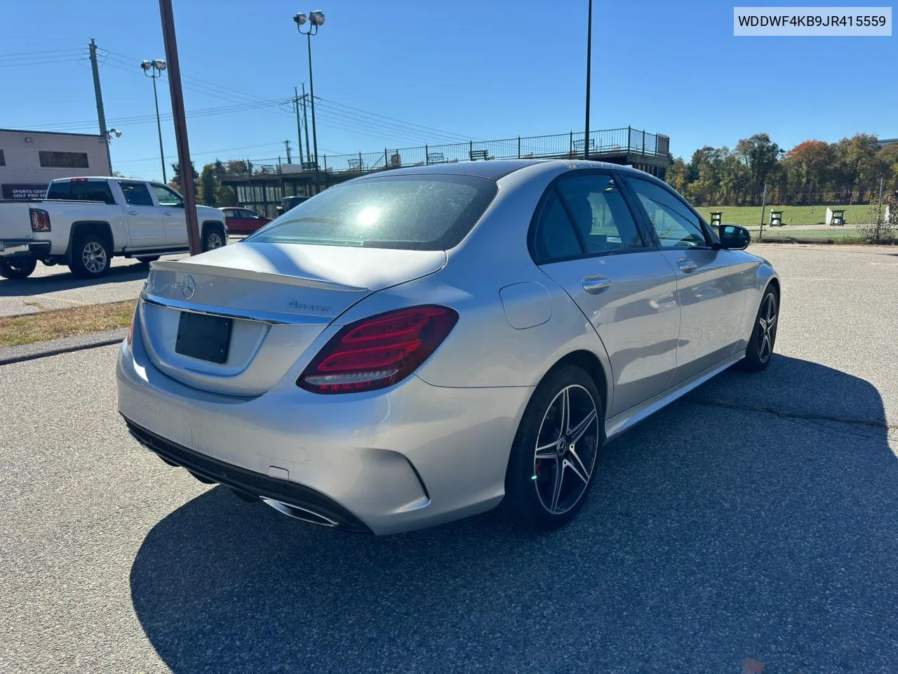 2018 Mercedes-Benz C 300 4Matic VIN: WDDWF4KB9JR415559 Lot: 75535684