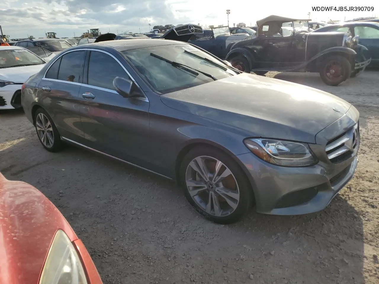 2018 Mercedes-Benz C 300 VIN: WDDWF4JB5JR390709 Lot: 75624074