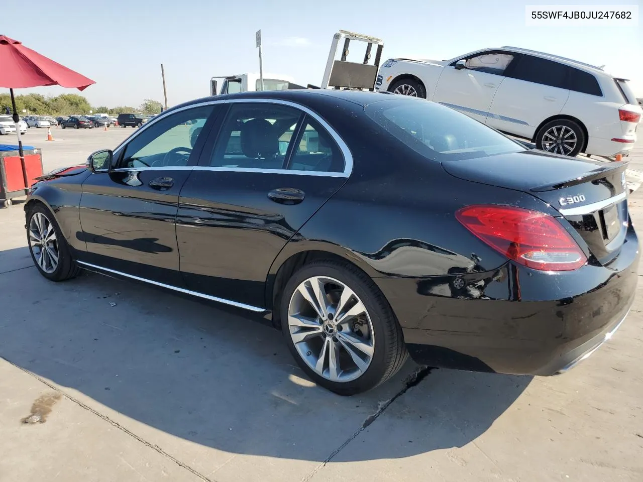 2018 Mercedes-Benz C 300 VIN: 55SWF4JB0JU247682 Lot: 75701064