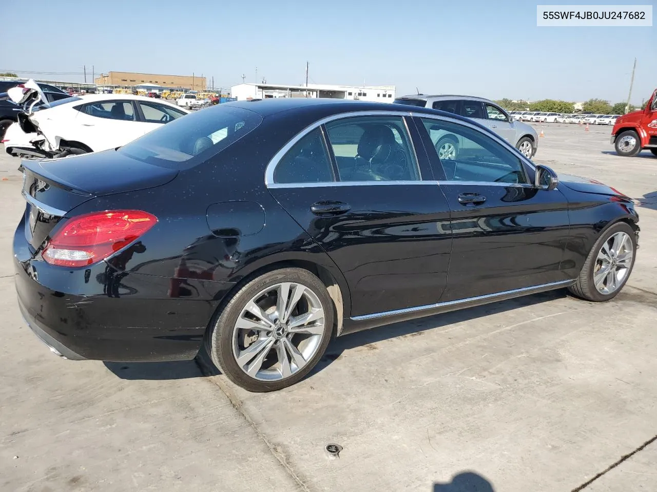 2018 Mercedes-Benz C 300 VIN: 55SWF4JB0JU247682 Lot: 75701064