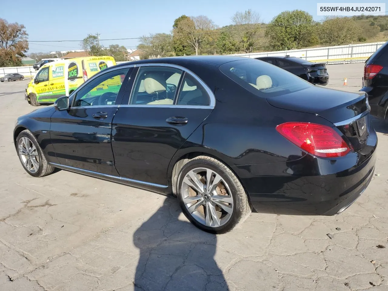 2018 Mercedes-Benz C 350E VIN: 55SWF4HB4JU242071 Lot: 75725024