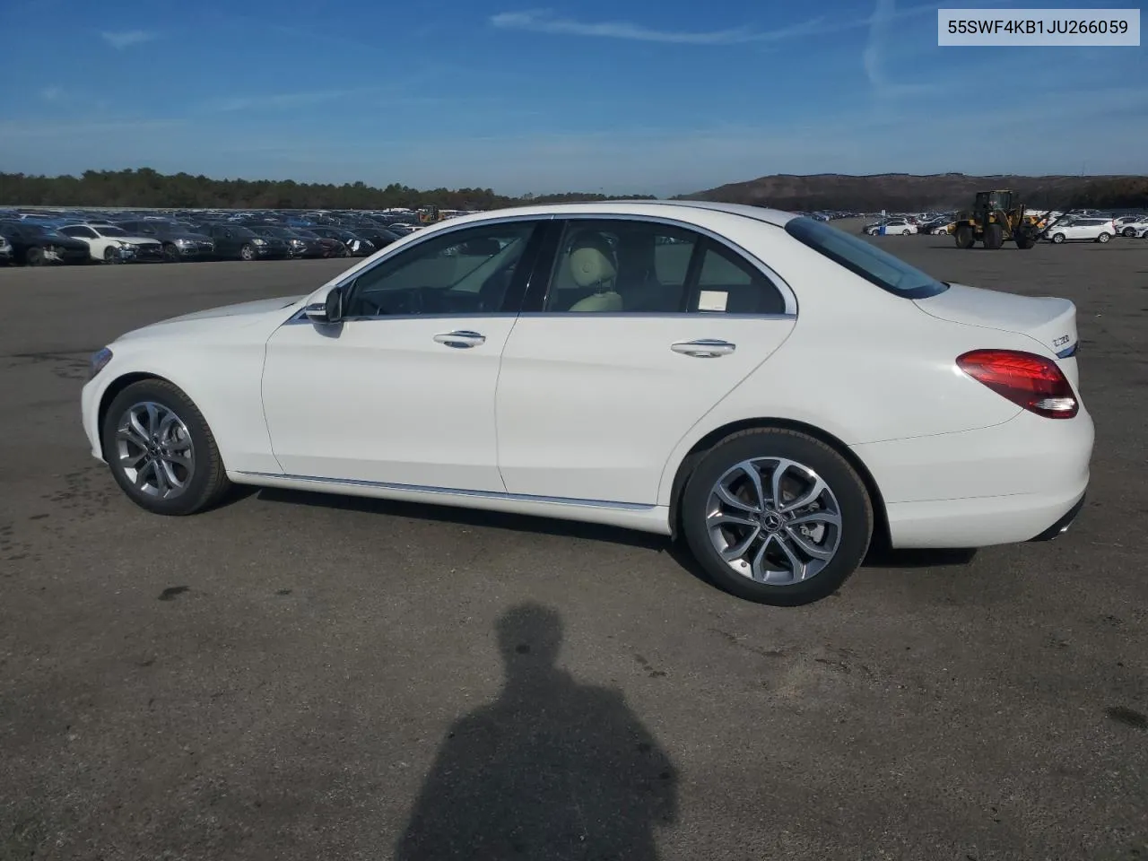 2018 Mercedes-Benz C 300 4Matic VIN: 55SWF4KB1JU266059 Lot: 76136254