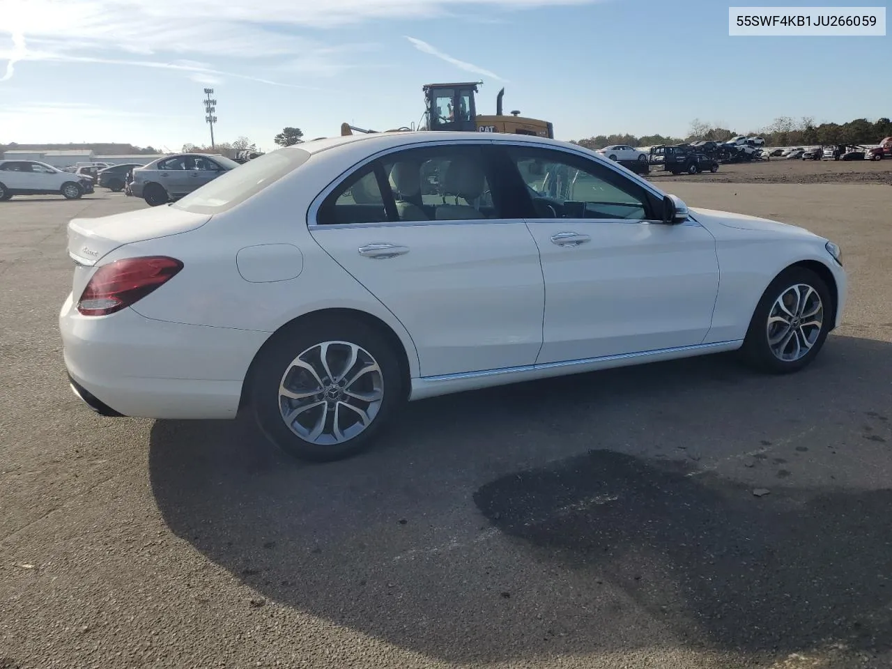 2018 Mercedes-Benz C 300 4Matic VIN: 55SWF4KB1JU266059 Lot: 76136254