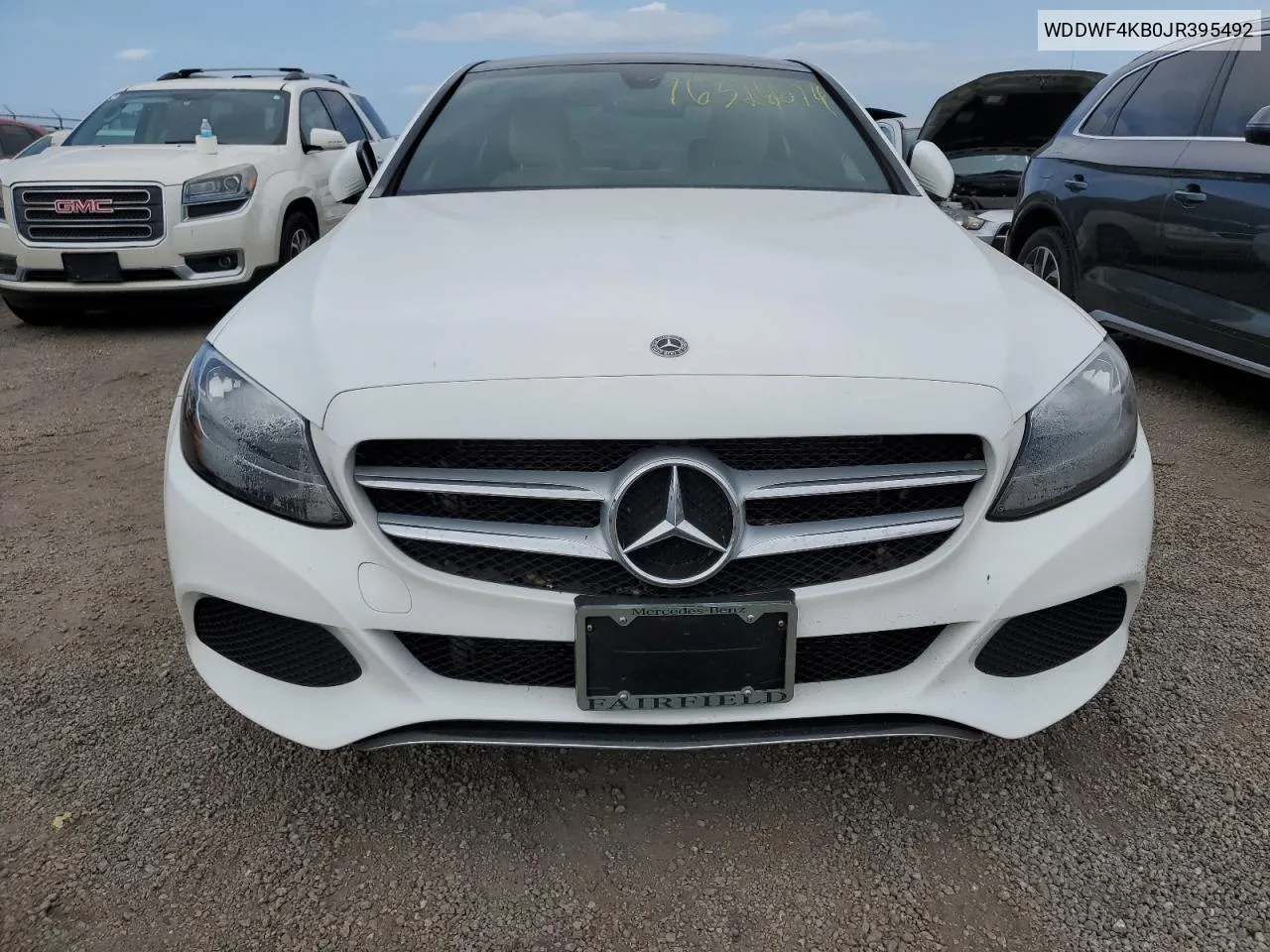 2018 Mercedes-Benz C 300 4Matic VIN: WDDWF4KB0JR395492 Lot: 76326674