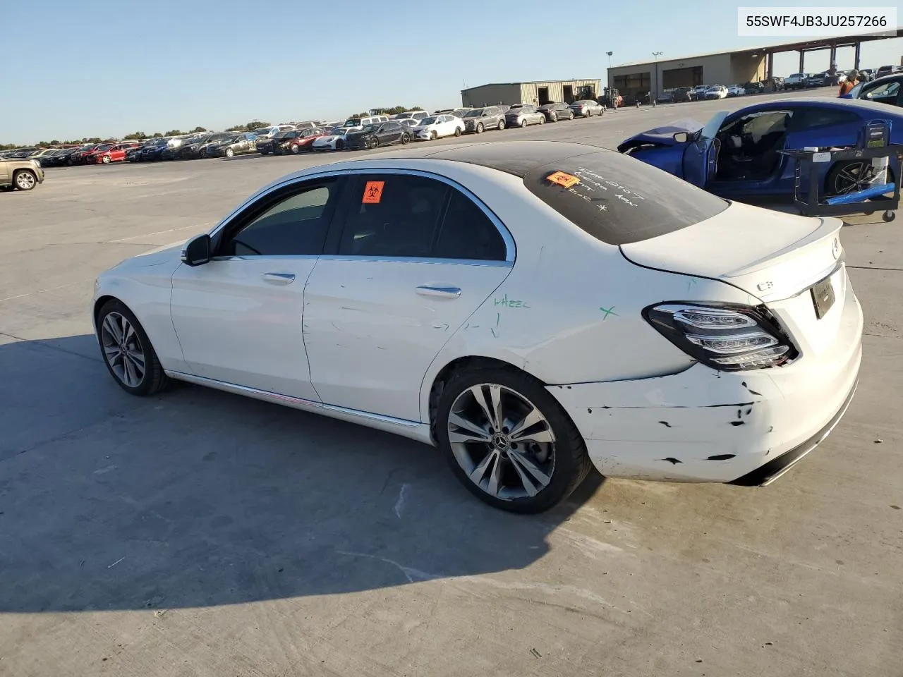 2018 Mercedes-Benz C 300 VIN: 55SWF4JB3JU257266 Lot: 76522914