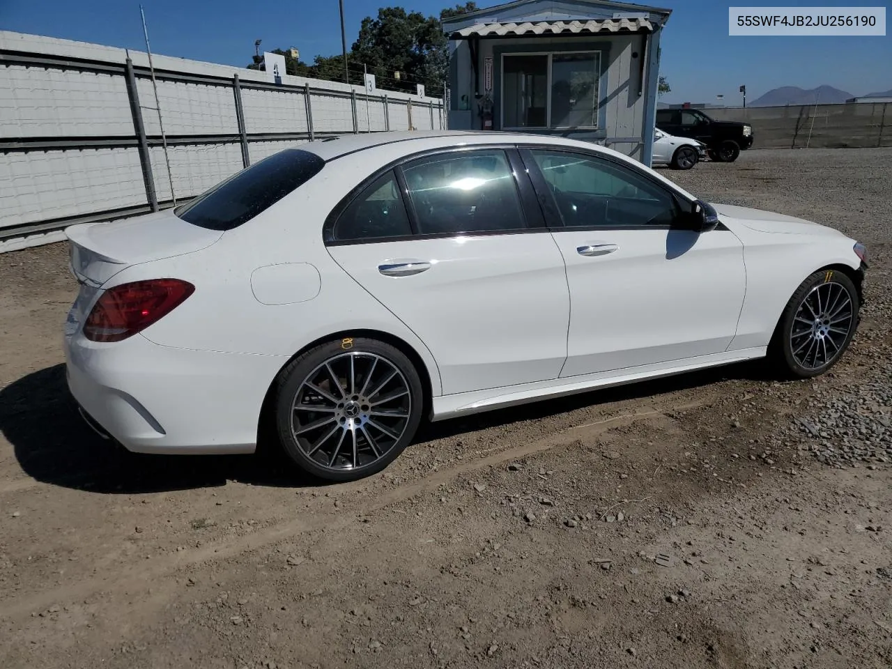 2018 Mercedes-Benz C 300 VIN: 55SWF4JB2JU256190 Lot: 76600894