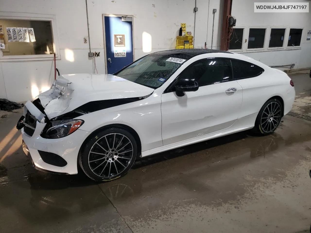 2018 Mercedes-Benz C 300 VIN: WDDWJ4JB4JF747197 Lot: 76741074