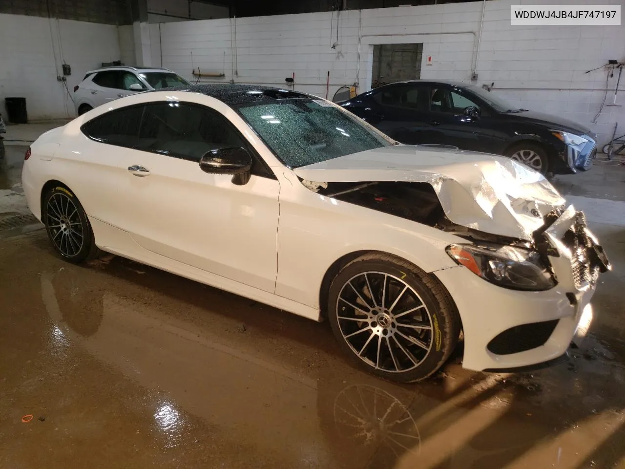 2018 Mercedes-Benz C 300 VIN: WDDWJ4JB4JF747197 Lot: 76741074