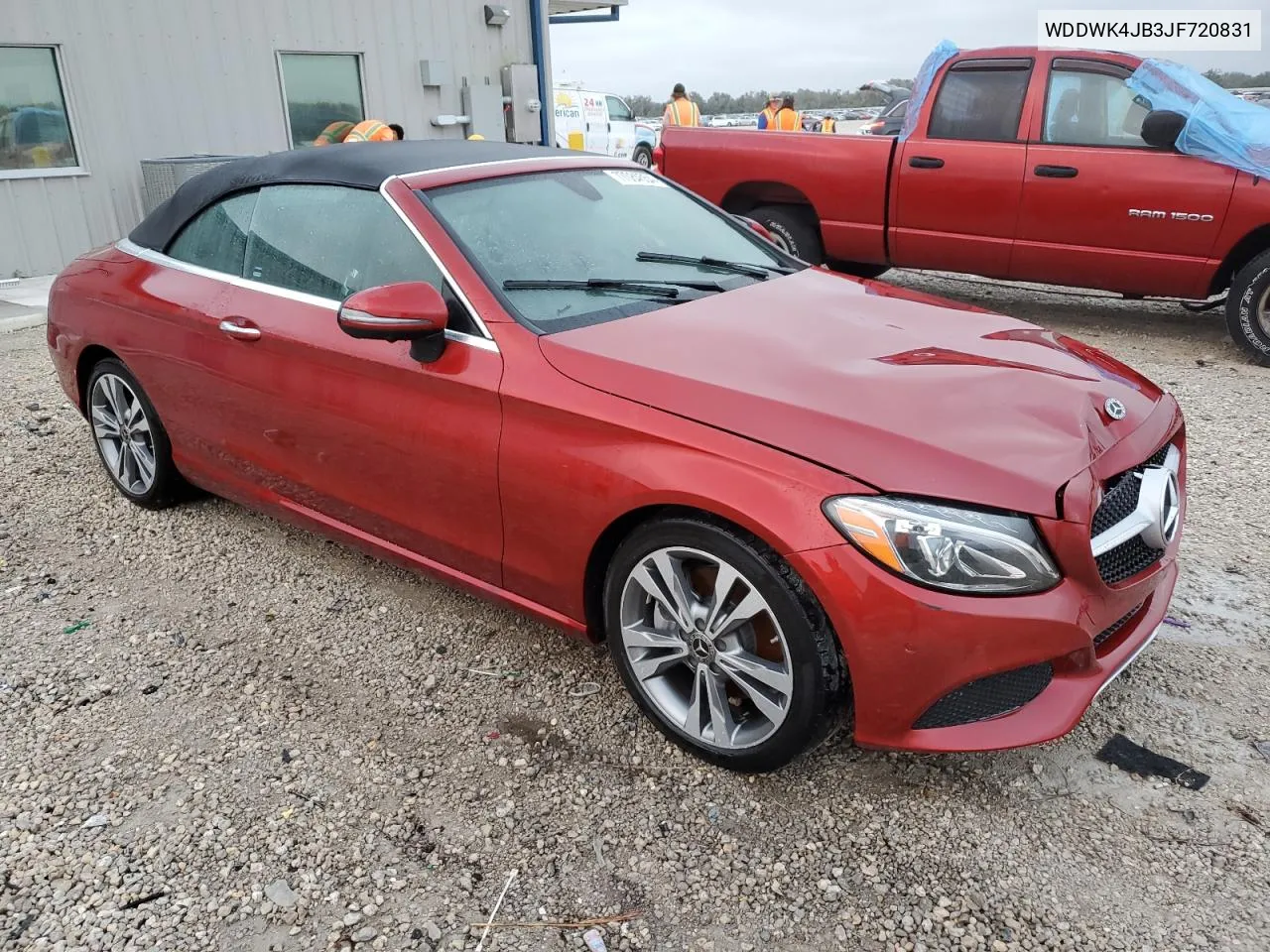 2018 Mercedes-Benz C 300 VIN: WDDWK4JB3JF720831 Lot: 77084554