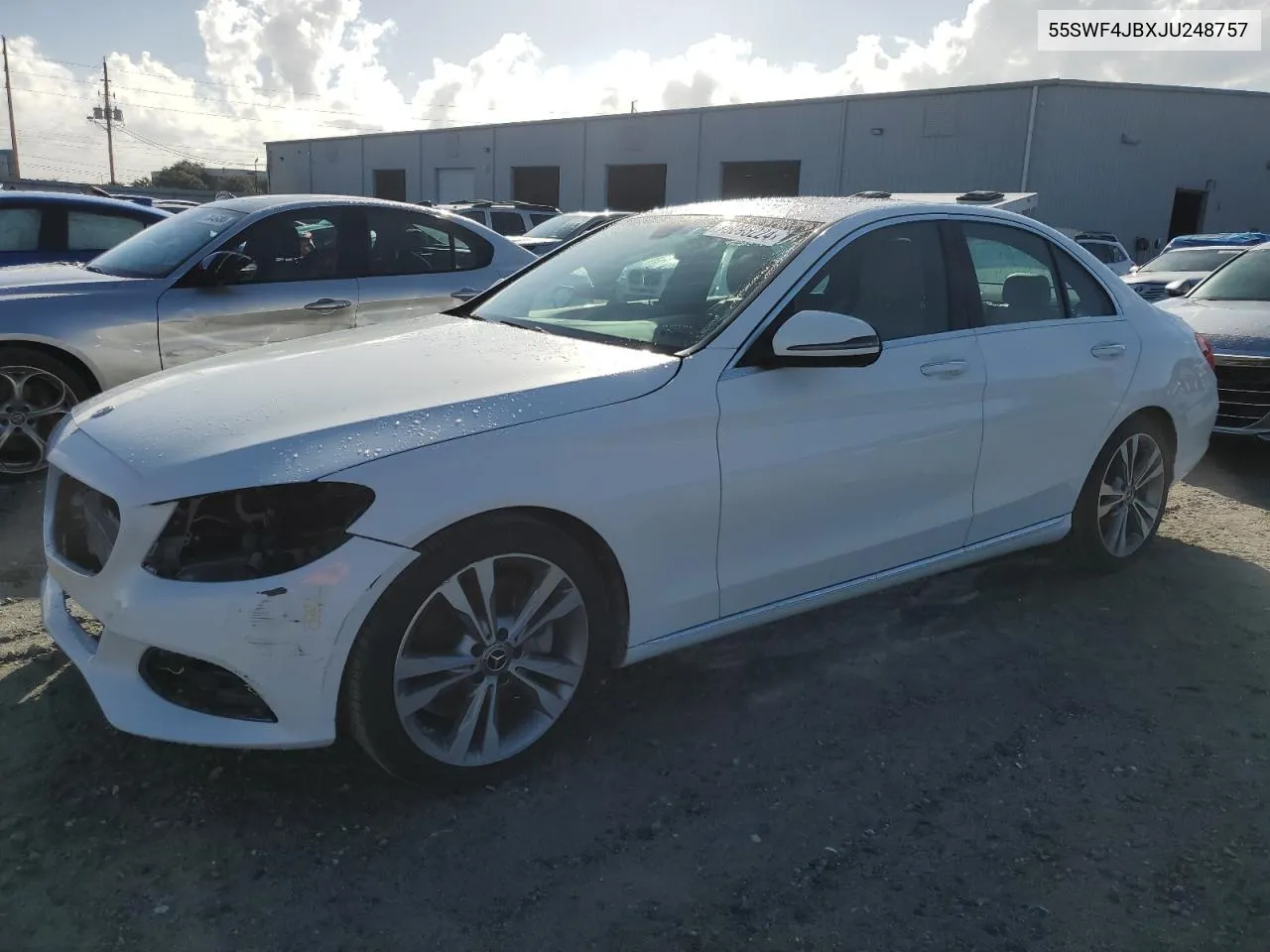 2018 Mercedes-Benz C 300 VIN: 55SWF4JBXJU248757 Lot: 78095224