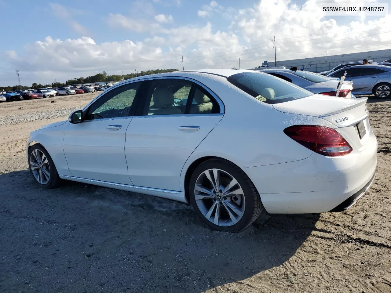 2018 Mercedes-Benz C 300 VIN: 55SWF4JBXJU248757 Lot: 78095224