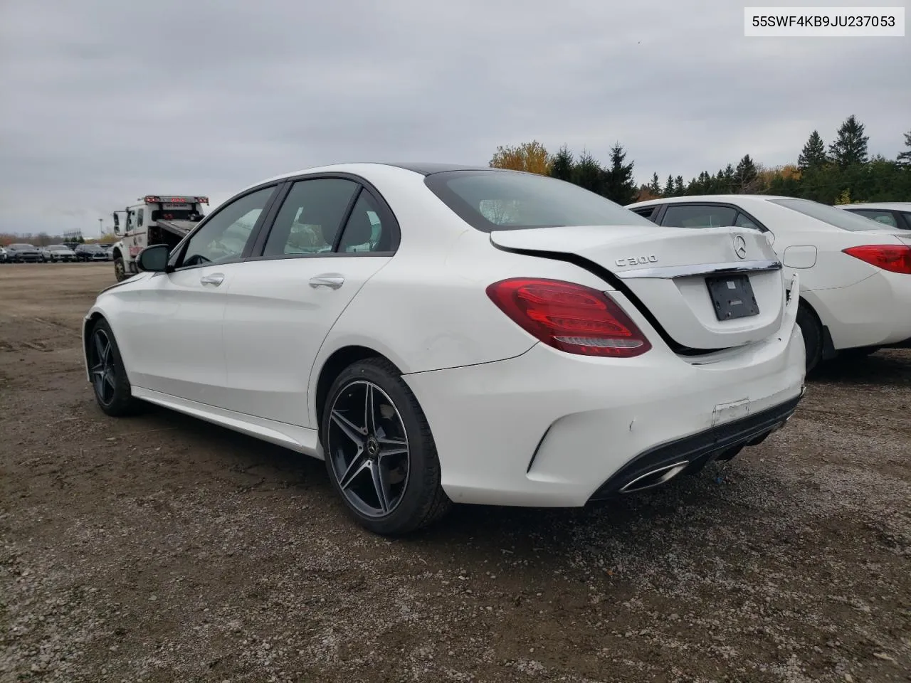 2018 Mercedes-Benz C 300 4Matic VIN: 55SWF4KB9JU237053 Lot: 78788644