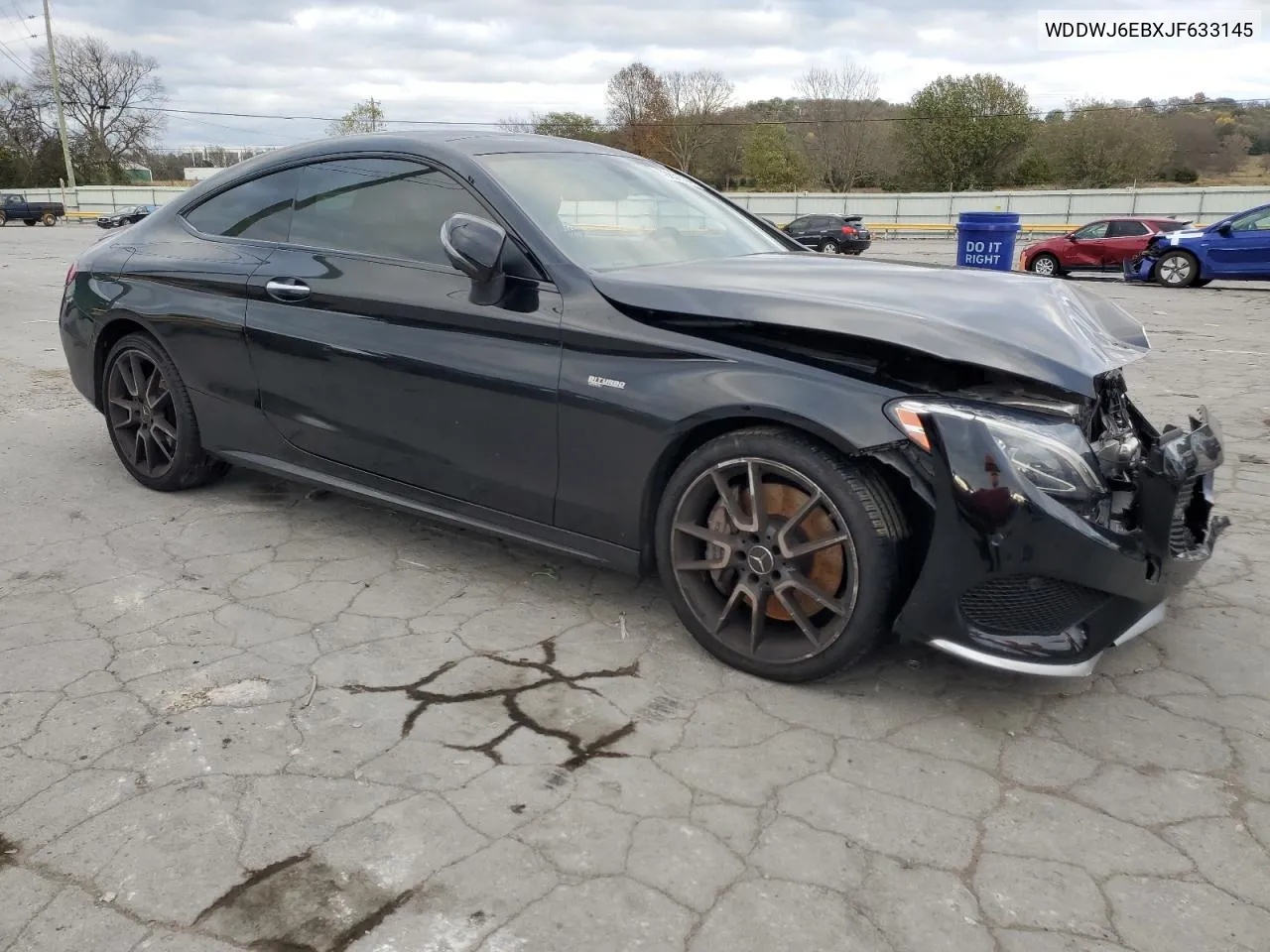 2018 Mercedes-Benz C 43 4Matic Amg VIN: WDDWJ6EBXJF633145 Lot: 78831534