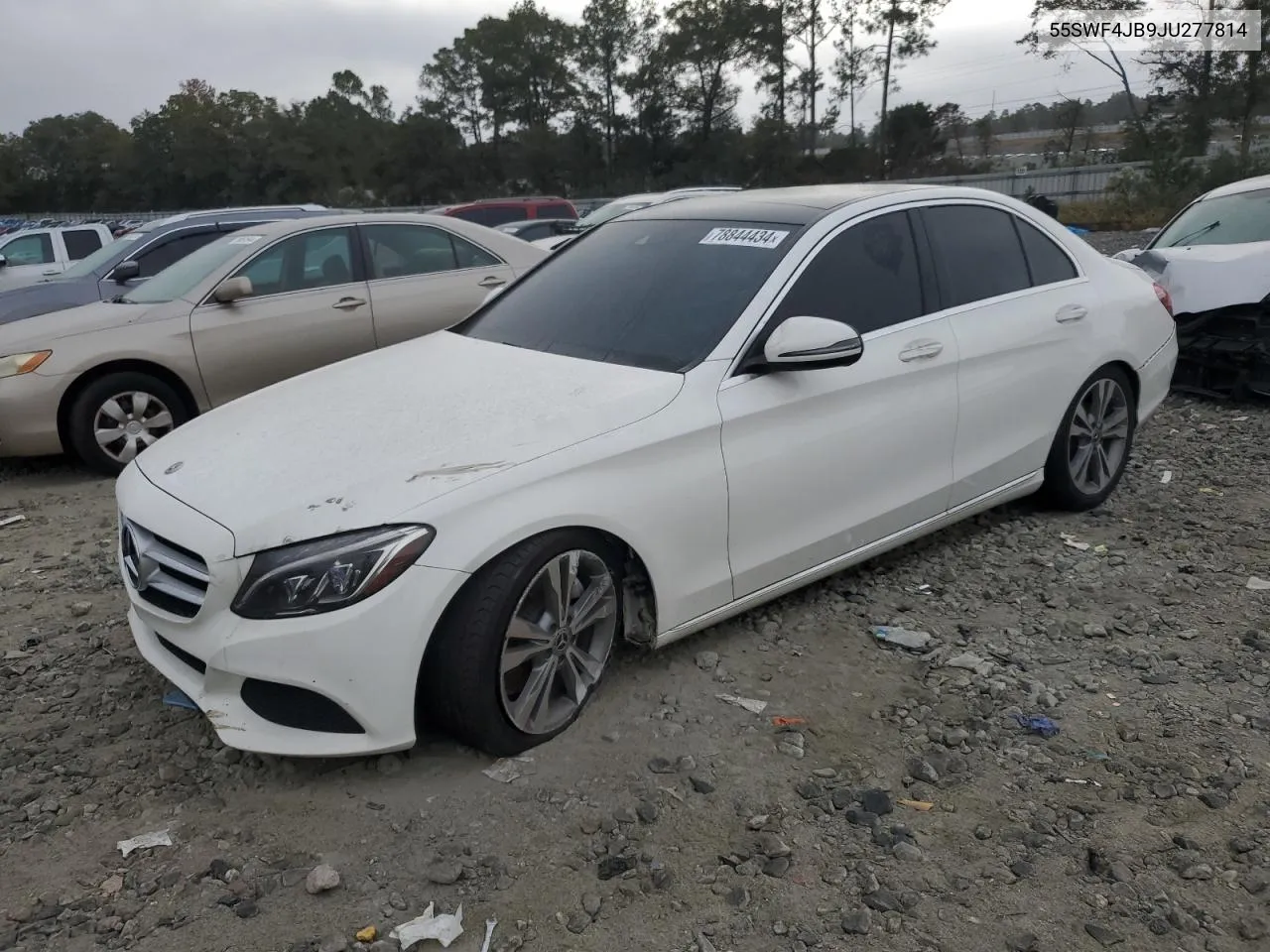 2018 Mercedes-Benz C 300 VIN: 55SWF4JB9JU277814 Lot: 78844434